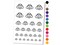 William Shakespeare Theater Doodle Temporary Tattoo Water Resistant Fake Body Art Set Collection